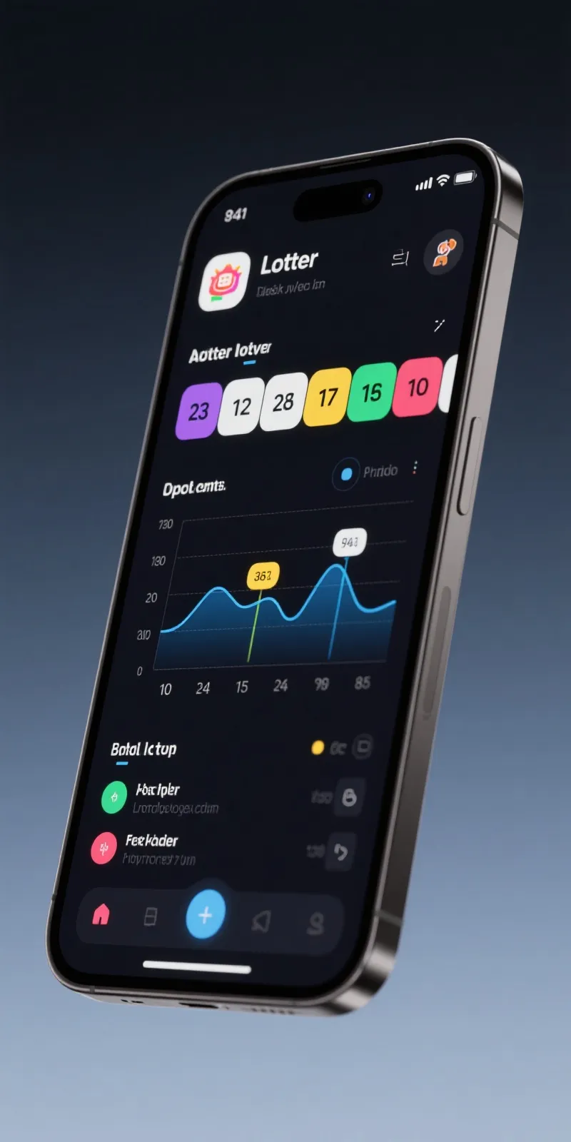 乐赢彩票 App Interface